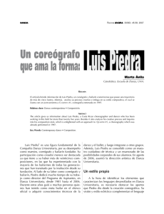 que ama la forma: Luis Piedra - Portal de revistas académicas de la