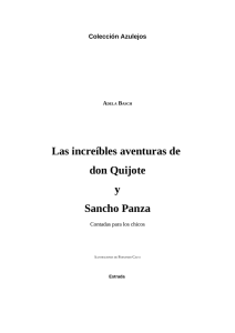 Las increíbles aventuras de don Quijote y Sancho