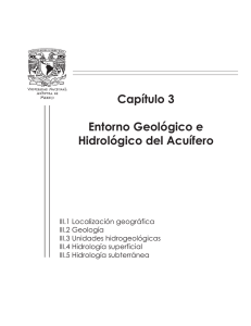 A5 Capítulo 3 - Entorno Geológico e Hidrológico del Acuífero