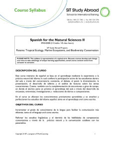 Spanish for the Natural Sciences II