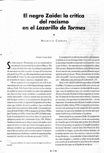 El negro Zaide: la crítica del racismo en el Lazarillo de Tormes