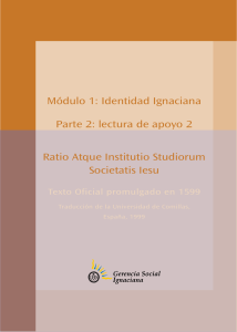 Ratio Atque Institutio Studiorum Societatis Iesu. Texto Oficial
