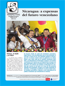 Nicaragua: a expensas del futuro venezolano