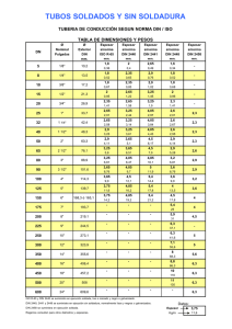 TUBOS SOLDADOS Y SIN SOLDADURA
