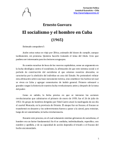 Ernesto Guevara El socialismo y el hombre en Cuba
