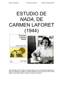 ESTUDIO DE NADA, DE CARMEN LAFORET (1944)