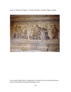 Anexo 12. Mosaico de Zeugma : La boda de Dionisio y Ariadna
