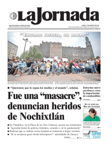Fue una “masacre”, denuncian heridos de Nochixtlán