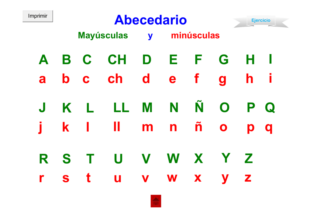 Letras Del Abecedario Mayusculas Y Minusculas A J