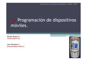 Programación de dispositivos móviles.