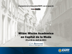 Misión académica a Milán Bocconi-Eafit