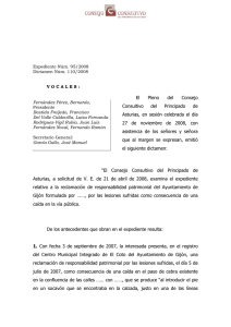 El Pleno del Consejo Consultivo del Principado de Asturias, en