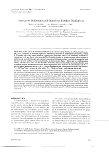 Asociación Sulfametoxazol-Etanol por Estudios Dieléctricos