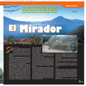 Guatemala. El Mirador - Viaggi Avventure nel Mondo