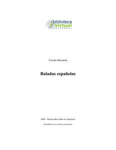 Baladas españolas - Biblioteca Virtual Universal