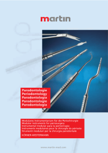 Parodontologie Periodontology Parodontología Parodontologie