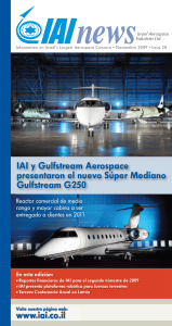 IAI y Gulfstream Aerospace presentaron el nuevo Súper Mediano