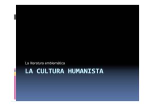 La cultura humanista