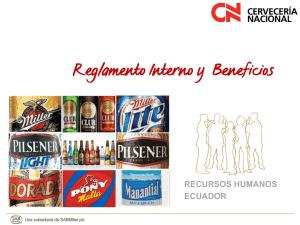 Diapositiva 1 - Cervecería Nacional
