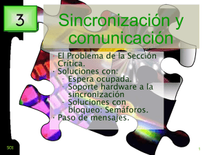 3. Sincronización y comunicación
