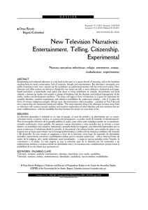 New Television Narratives: Entertainment, Telling, Citizenship