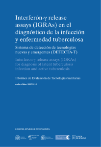 Interferón-γ release assays (IGRAs) en el diagnóstico de la infección