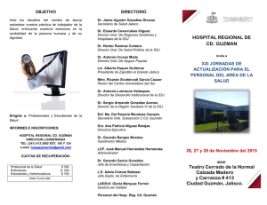HOSPITAL REGIONAL DE CD. GUZMAN Teatro Cerrado de la