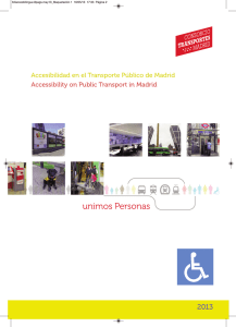 Accesibilidad en el Transporte Público de Madrid