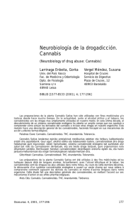 Neurobiología de la drogadicción. Cannabis