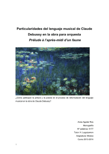Particularidades del lenguaje musical en la obra orquestal Prélude