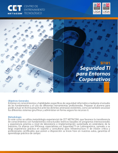 SI101 Seguridad TI para Entornos Corporativos