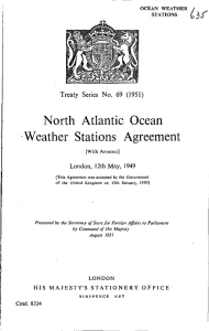 North Atlantic Ocean Weather Stations Agreement