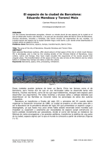 El espacio de la ciudad de Barcelona: Eduardo Mendoza y Terenci