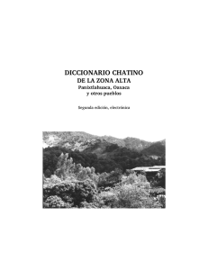 Diccionario chatino de la Zona Alta: Panixtlahuaca, Oaxaca y otros