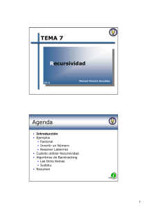 TEMA 7 Agenda