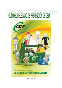 Guía del delegado de prevención de CSI-F