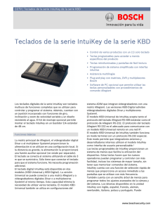 Teclados de la serie IntuiKey de la serie KBD