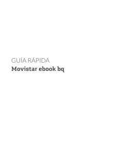 GUÍA RÁPIDA Movistar ebook bq