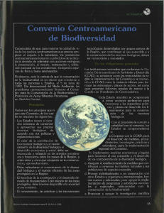 Convenio Centroamericano de Biodiversidad