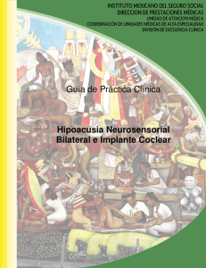 Guía de Práctica Clínica Hipoacusia Neurosensorial Bilateral