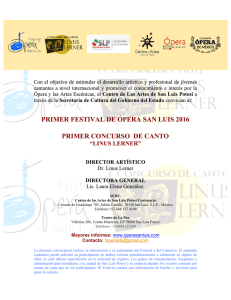 convocatoria - Festival de Opera de San Luis