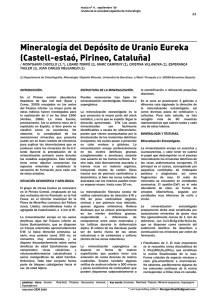 Mineralogía del Depósito de Uranio Eureka (Castell