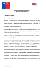 GUÍA DE ALCANCES JURÍDICOS LEY N° 19.496 AGENCIAS DE