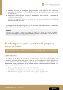 El bullying en las aulas - PublicacionesDidácticas