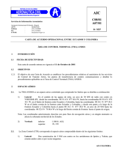 carta de acuerdo operacional entre ecuador y colombia