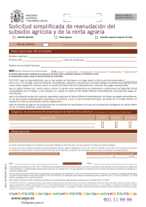 Solicitud Simplificada REASS - Servicio Público de Empleo Estatal