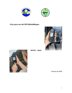 Guía para uso del GPS MobileMapper