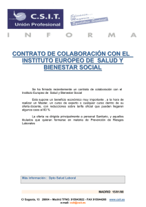 firmado acuerdo de colaboración con el instituto europeo y