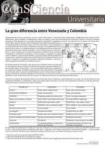 La gran diferencia entre Venezuela y Colombia