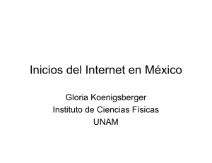 Inicios del Internet en México
